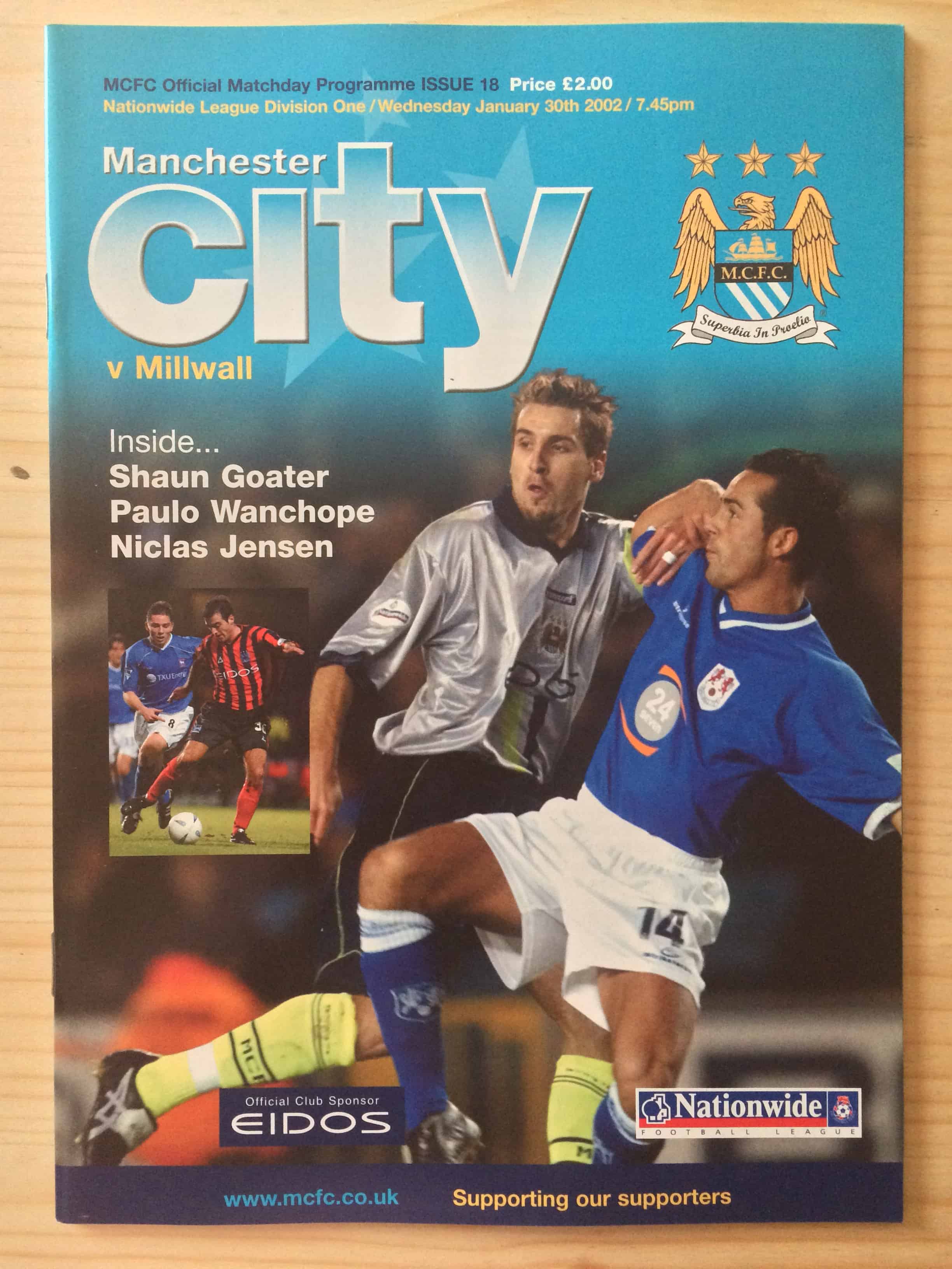 Manchester City FC v Millwall FC